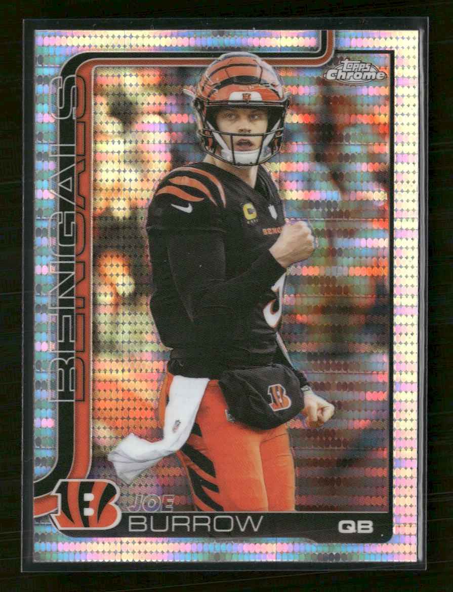 2025 Topps Chrome Pulsar Refractor Joe Burrow #61