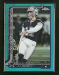 2025 Topps Chrome Aqua Refractor Brandon Aubrey #/199 #81