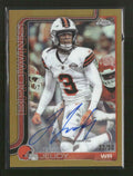 2025 Topps Chrome Chrome Autographs Gold Refractor Jerry Jeudy #/50 Auto #BA-JJE