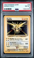 1999 Pokemon Game Zapdos-Holo 8 PSA #16