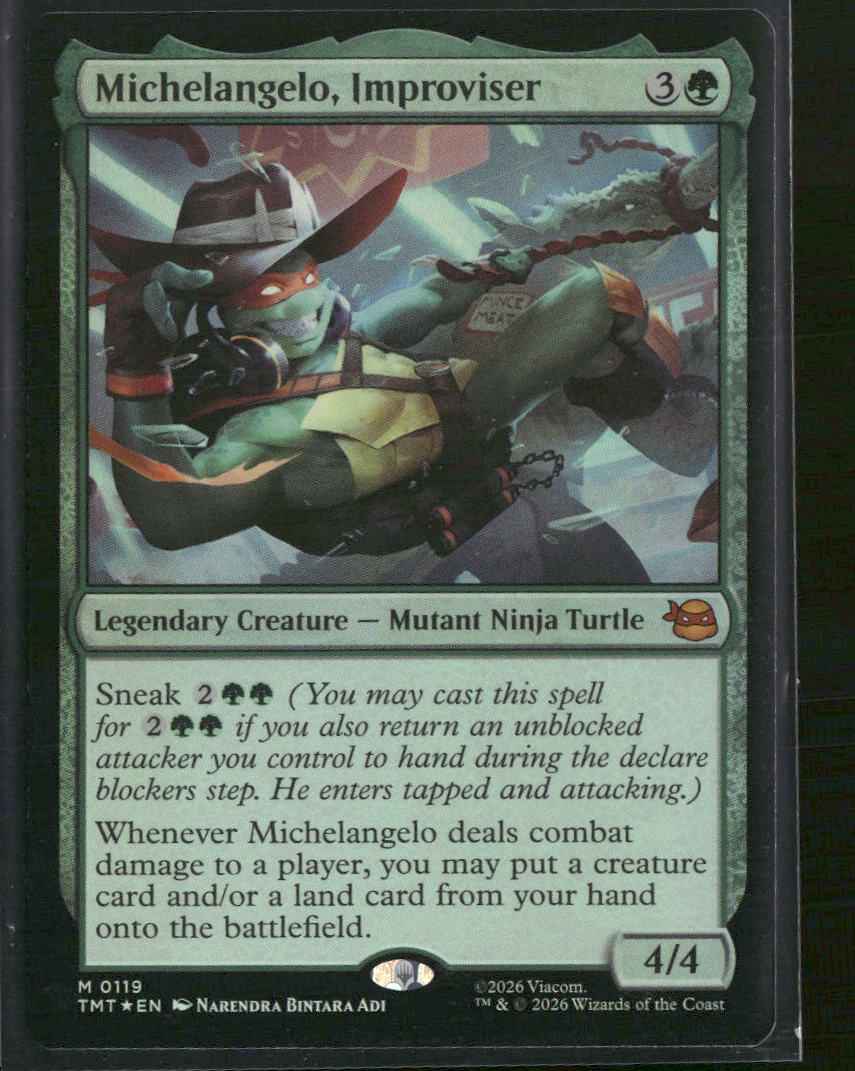 Teenage Mutant Ninja Turtles Michelangelo, Improviser #119