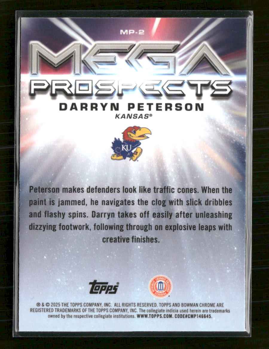 2025-26 Bowman Mega Prospects Mojo Darryn Peterson #MP-2