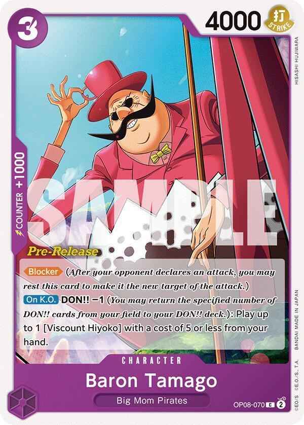 Baron Tamago [Two Legends Pre-Release Cards]