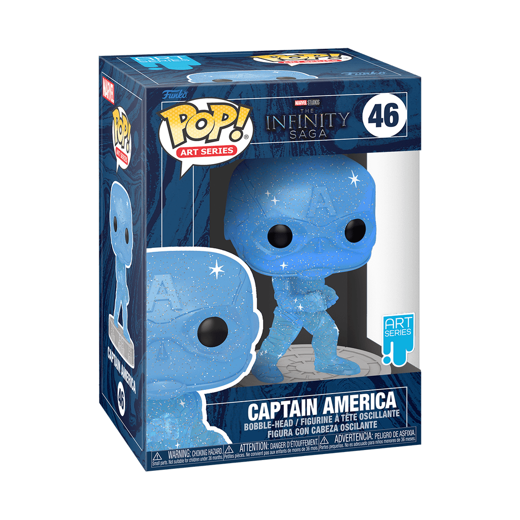 POP! Artist Series: Infinity Saga - Cap America with POP! Protector