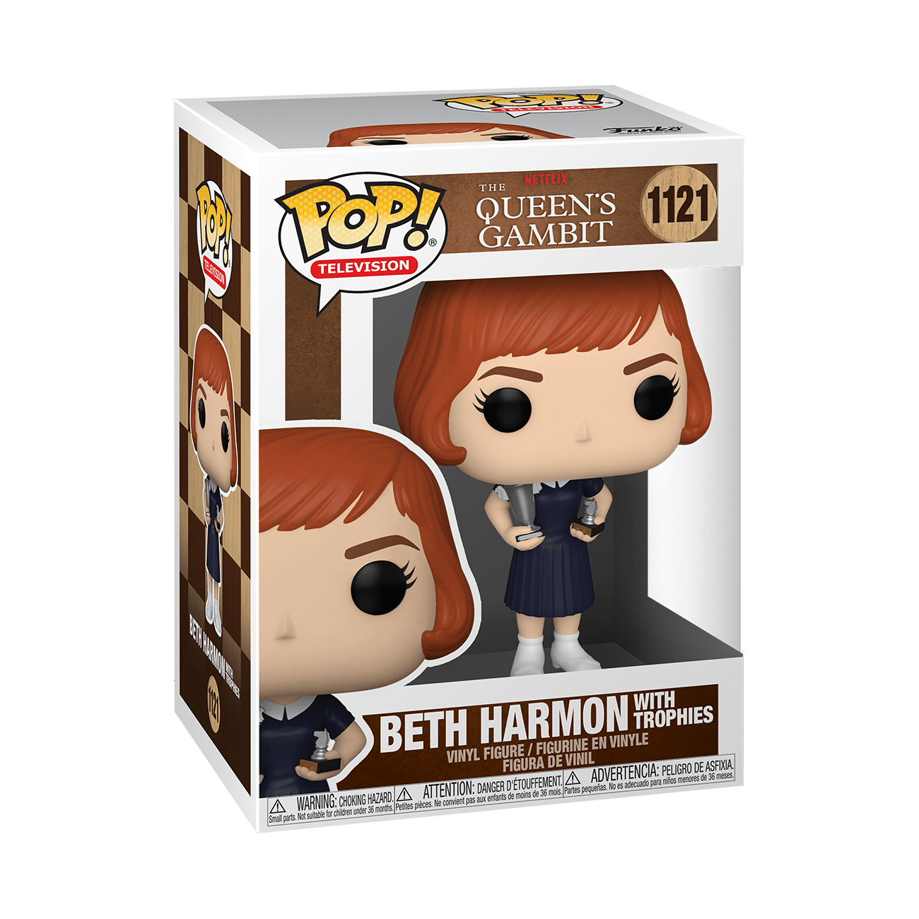 POP TV: Queens Gambit - Beth w/trophies