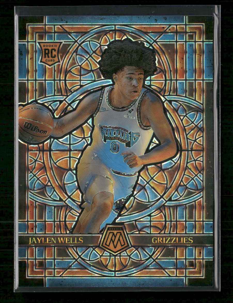 2024-25 Panini Mosaic Stained Glass Jaylen Wells #14