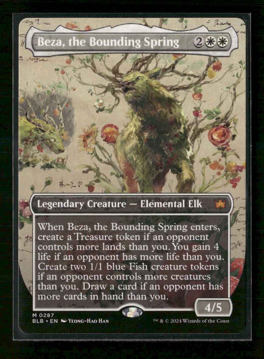 Bloomburrow Beza, the Bounding Spring (Borderless) #287