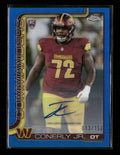 2025 Topps Chrome R. R. Auto Blue Refractor Josh Conerly Jr. #/150 #RRA-JCJ