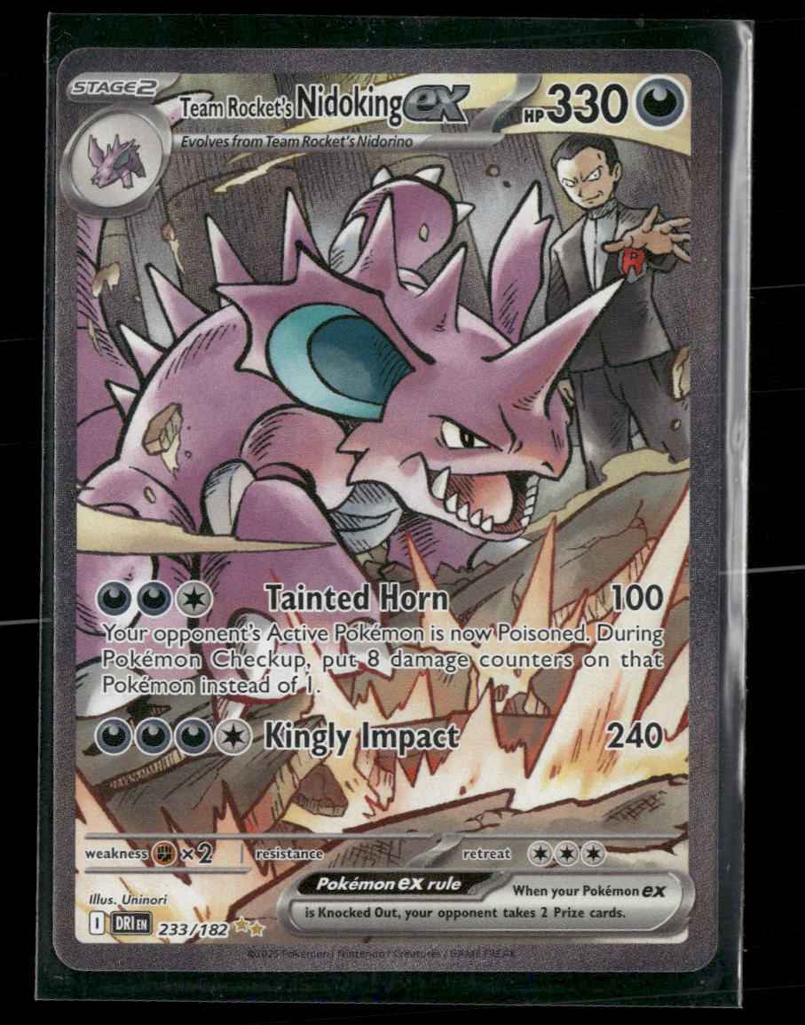 SV10: Destined Rivals Team Rocket's Nidoking ex #233/182