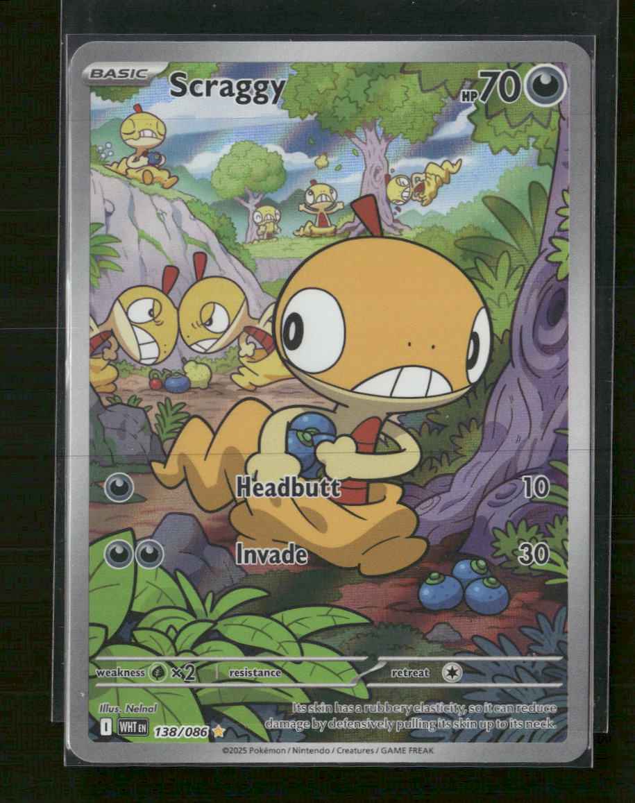 SV: White Flare Scraggy #138/086