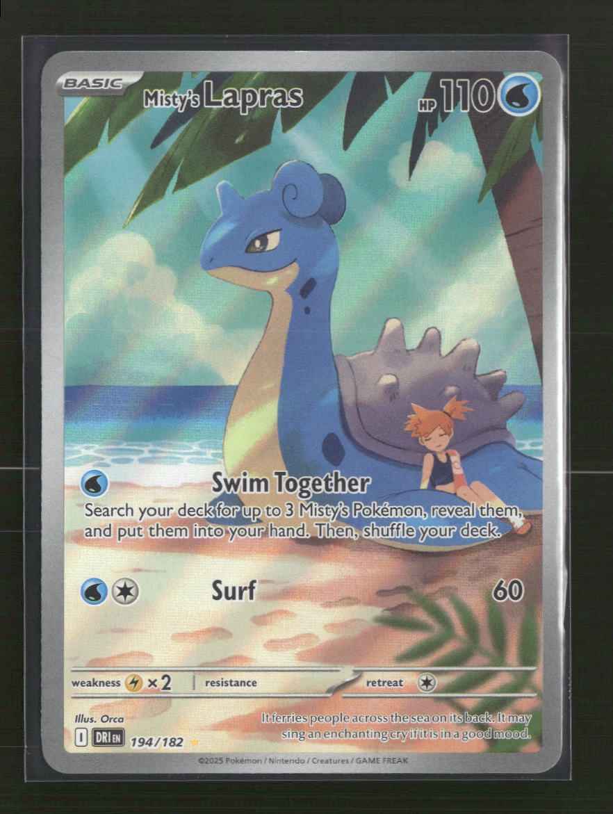 SV10: Destined Rivals Misty's Lapras #194/182