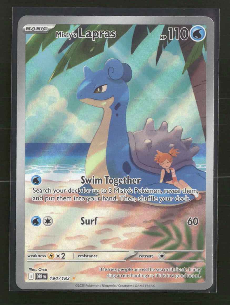 SV10: Destined Rivals Misty's Lapras #194/182