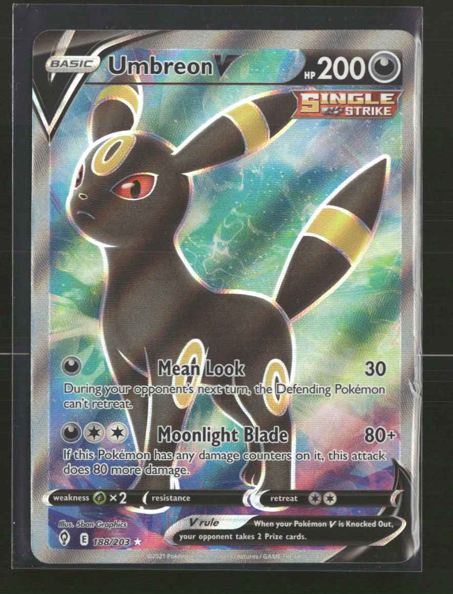 SWSH07: Evolving Skies Umbreon V (Full Art) #188/203
