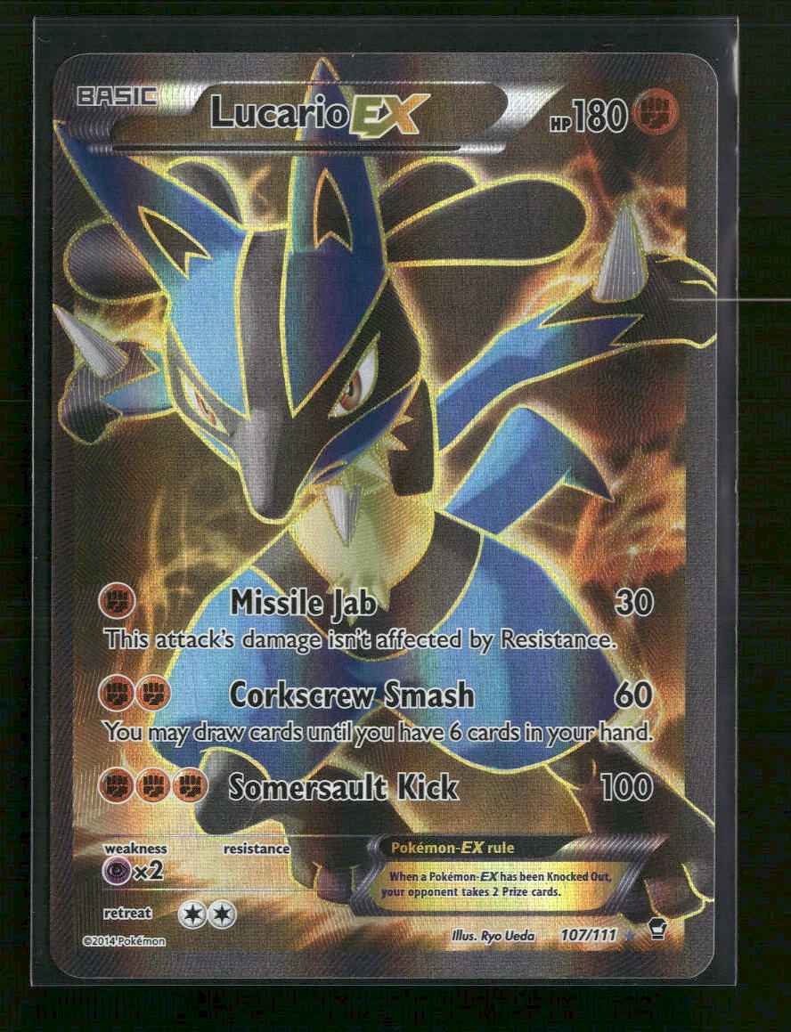 XY - Furious Fists Lucario EX (107 Full Art) #107/111