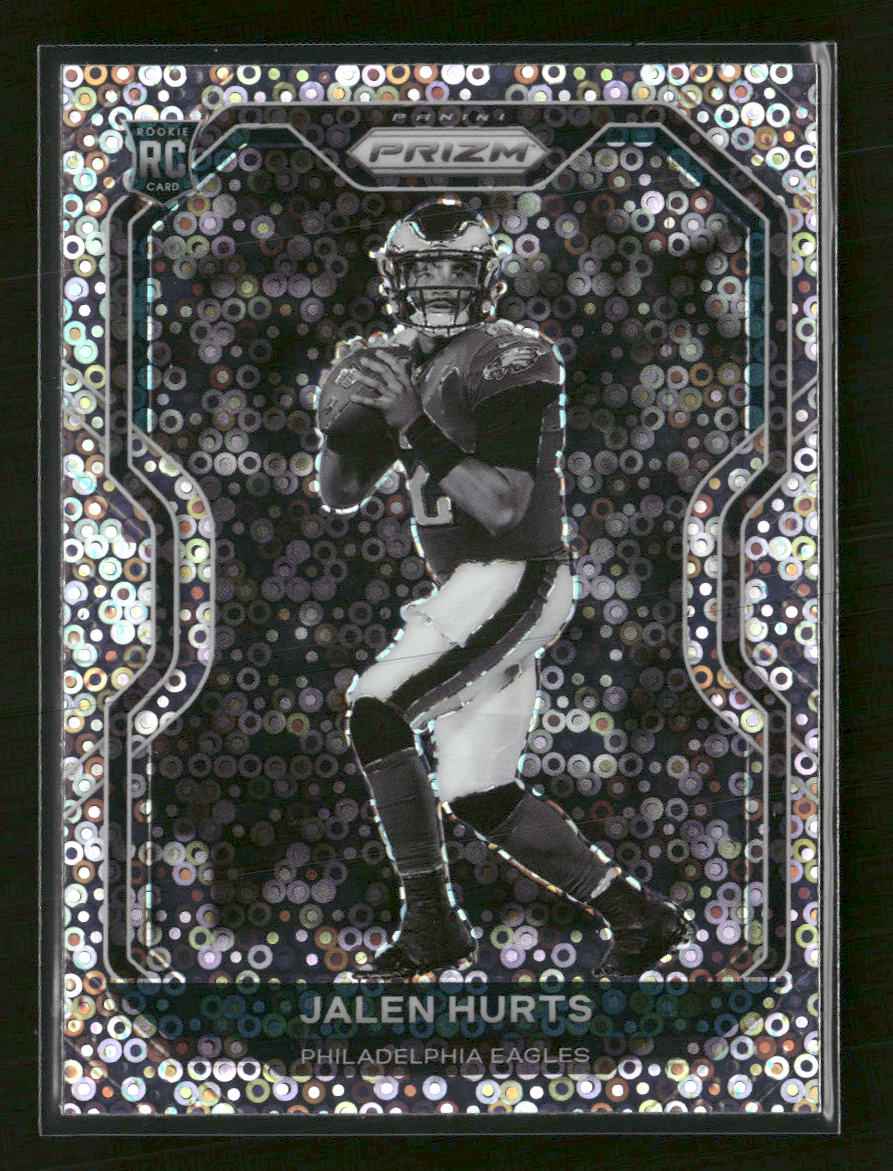2020 Panini Prizm Prizm No Huddle Jalen Hurts Rookie #343