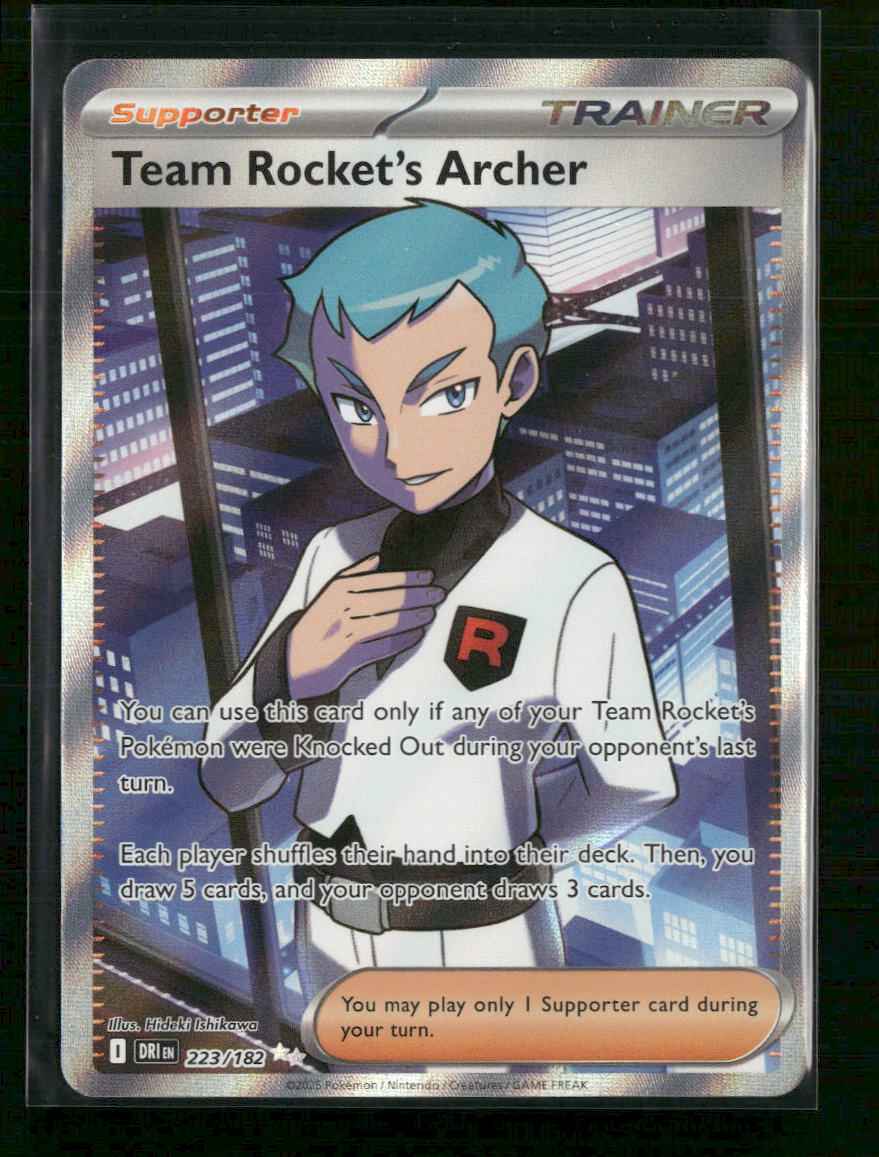 SV10: Destined Rivals Team Rocket's Archer #223/182