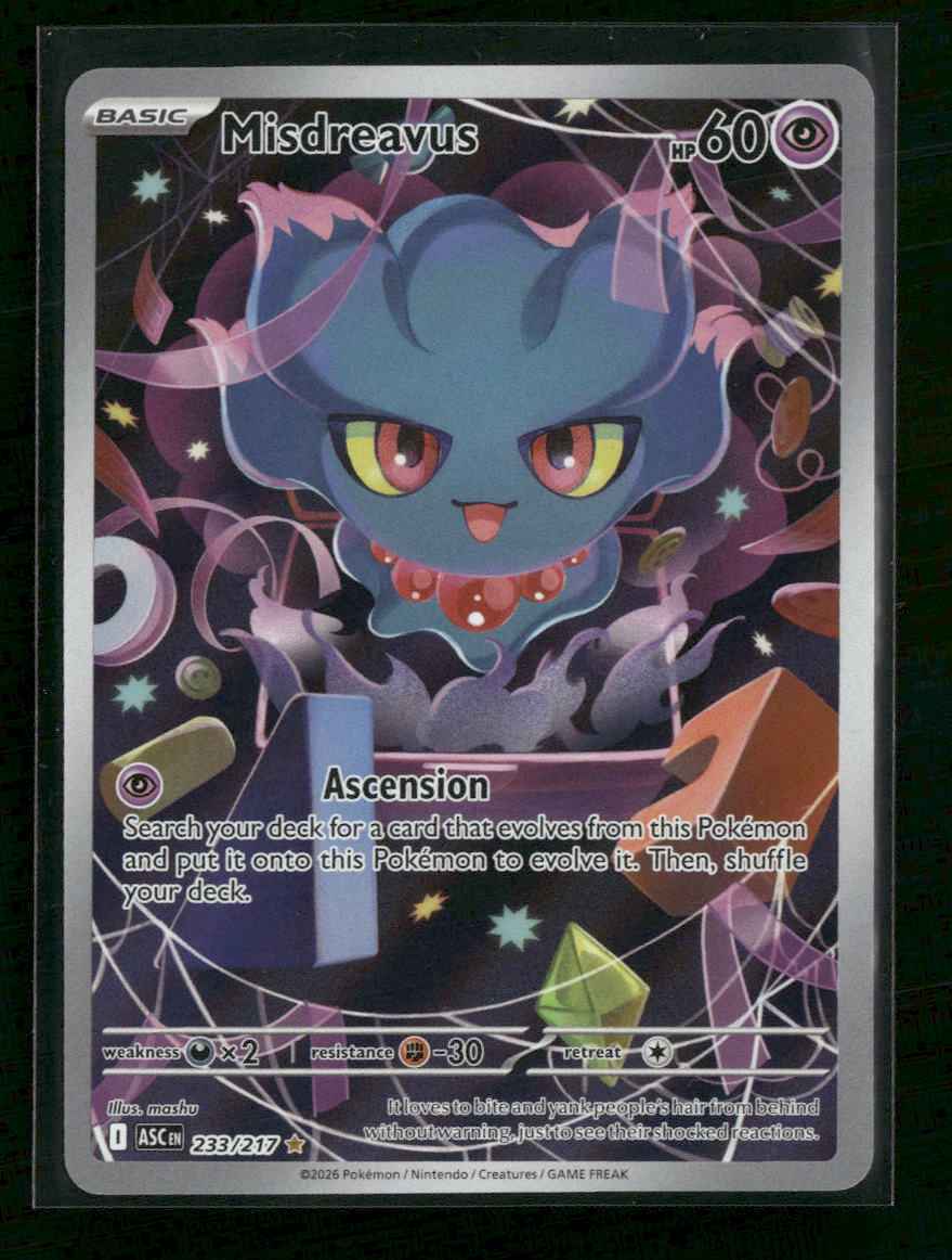 ME: Ascended Heroes Misdreavus #233/217