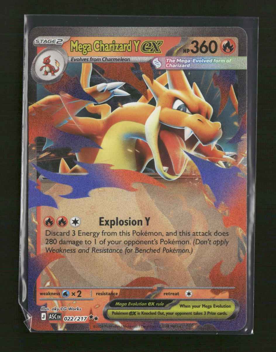 ME: Ascended Heroes Mega Charizard Y ex #022/217