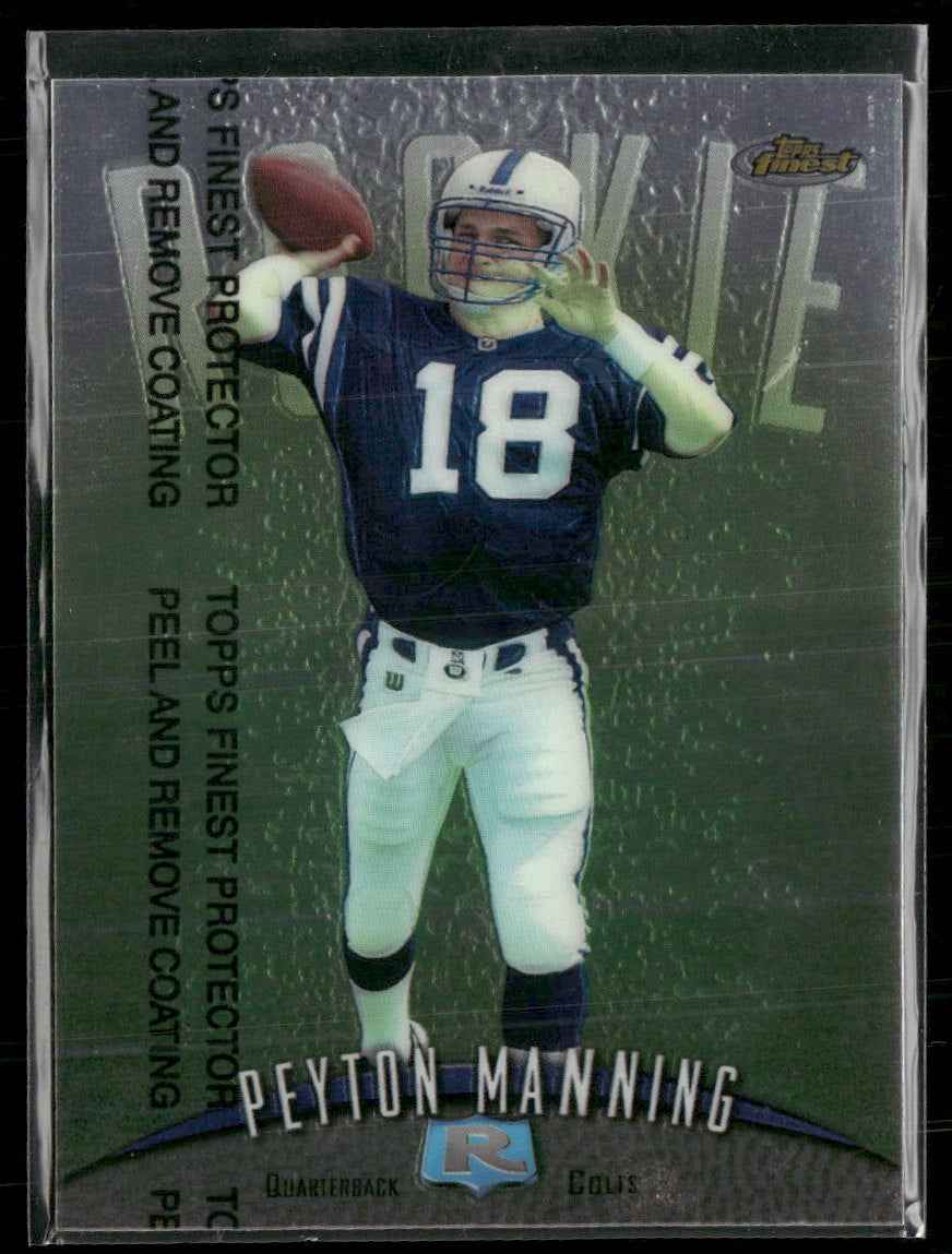 1998 Finest Refractors Peyton Manning Rookie #121