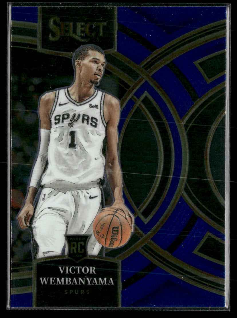 2023-24 Panini Select Blue (Retail Base) Victor Wembanyama Rookie #121