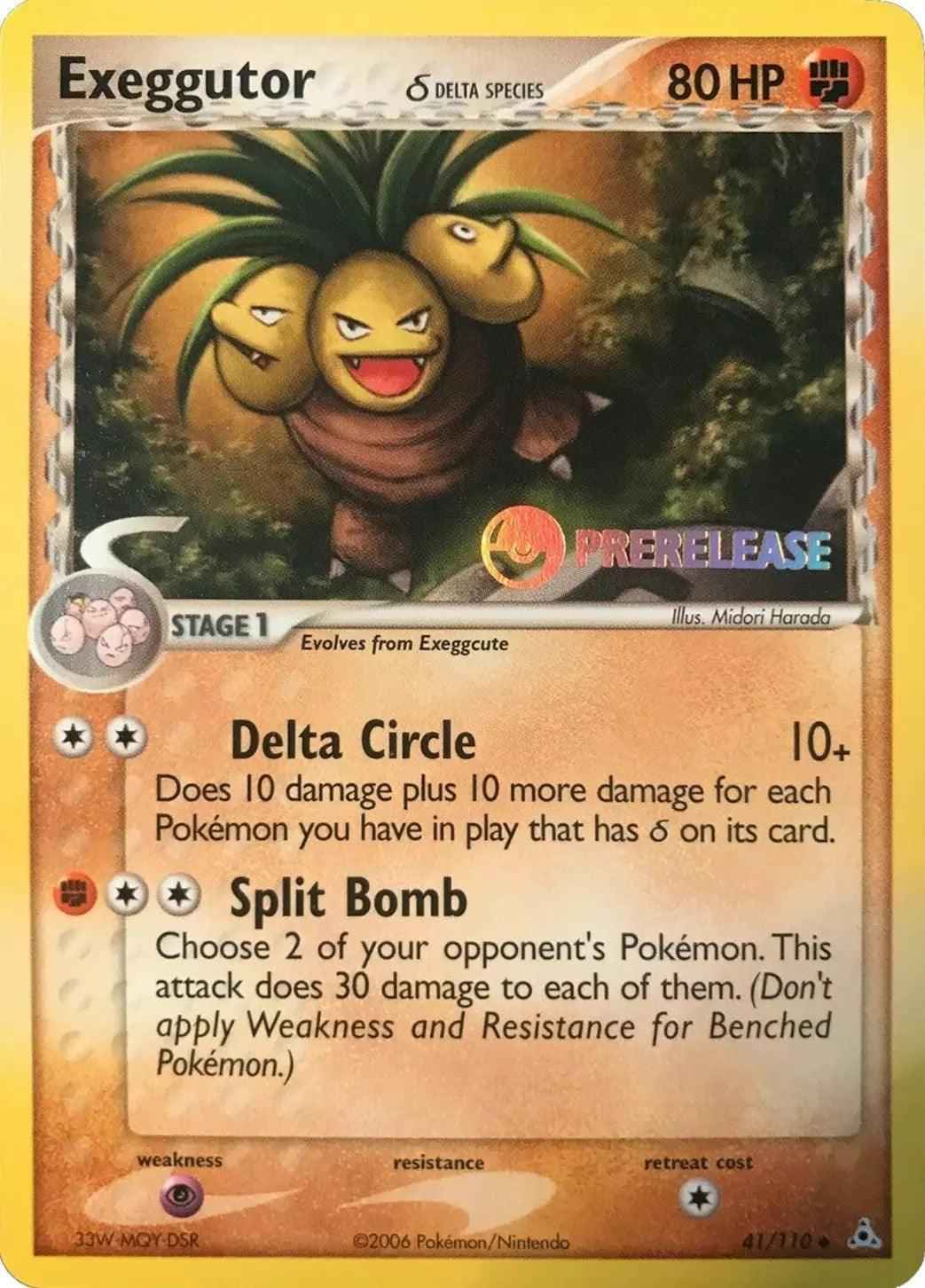 Exeggutor (41/110) (Prerelease) [EX: Holon Phantoms]