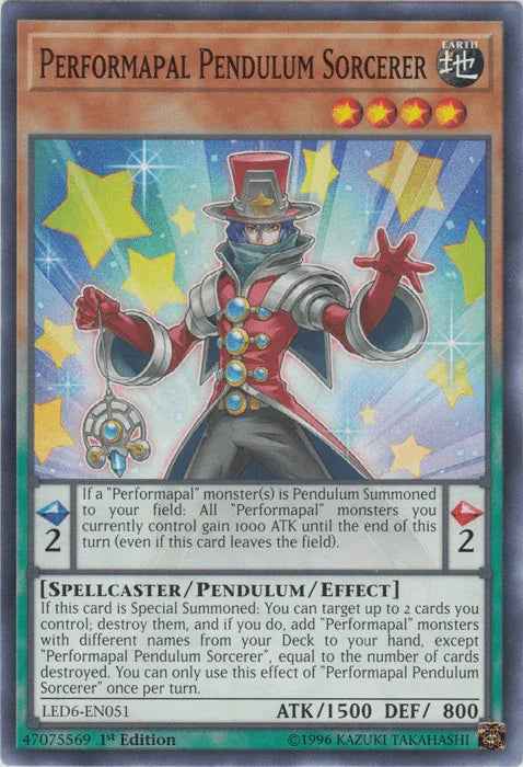 Performapal Pendulum Sorcerer [LED6-EN051] Common