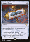 Cursed Totem (MH2-295) - Modern Horizons 2 Foil
