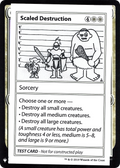Scaled Destruction (CMB1-012) - Mystery Booster Playtest Cards 2019