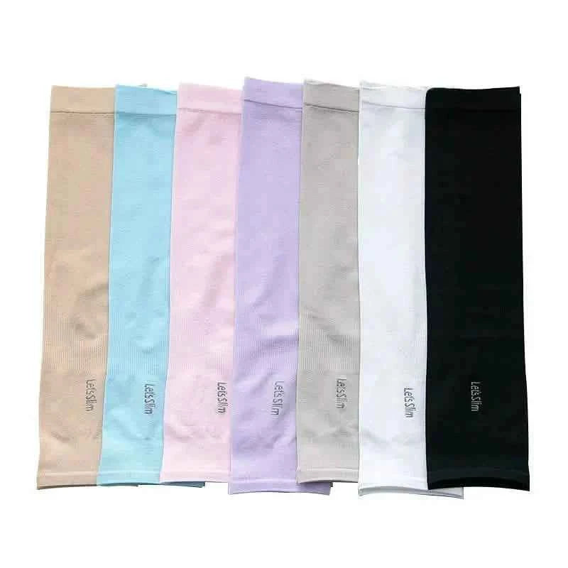6-Pairs: Ice Silk UV Protection Arm Sleeves