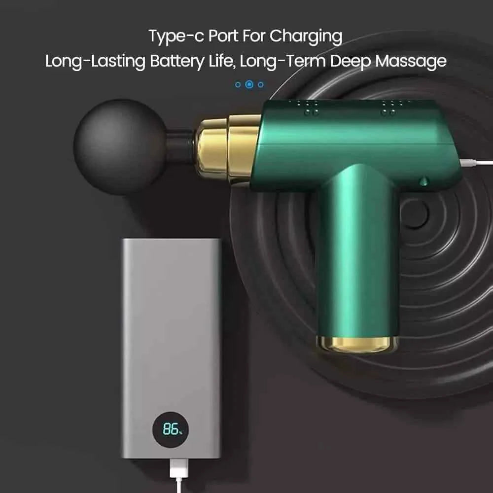 6-Speed Massage Gun Percussion Massager Deep Tissue Muscle Vibrating Relax