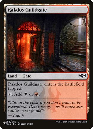 Rakdos Guildgate (256) (LIST-256/259) - The List Reprints