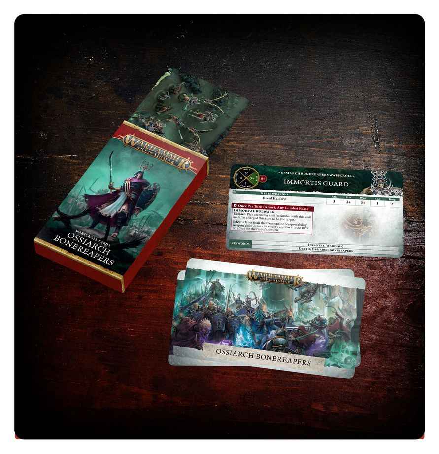 Warscroll Cards: Ossiarch Bonereapers