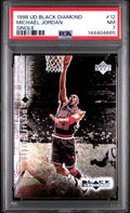 1998 Upper Deck Black Diamond Single Michael Jordan 7 PSA #12