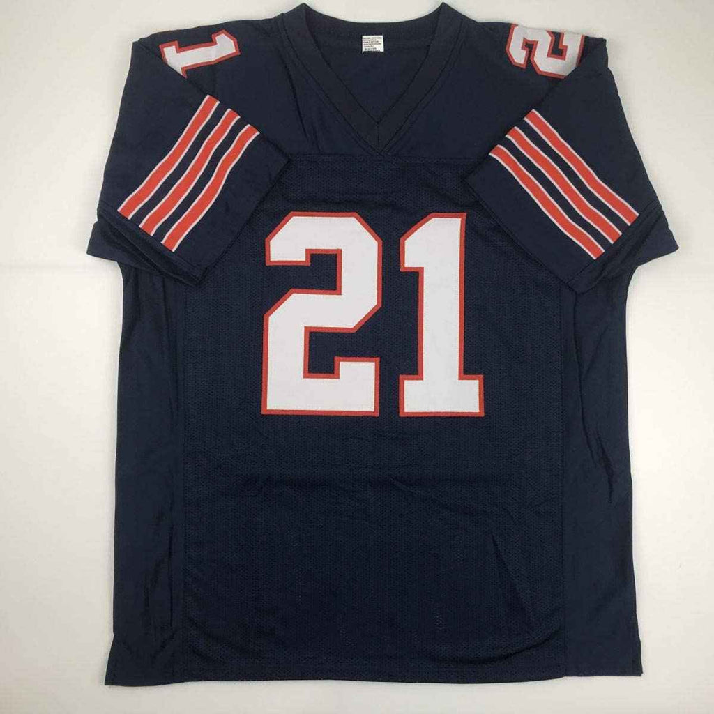 Autographed/Signed Haha Ha Ha Clinton-Dix Chicago Blue Block Football Jersey JSA COA