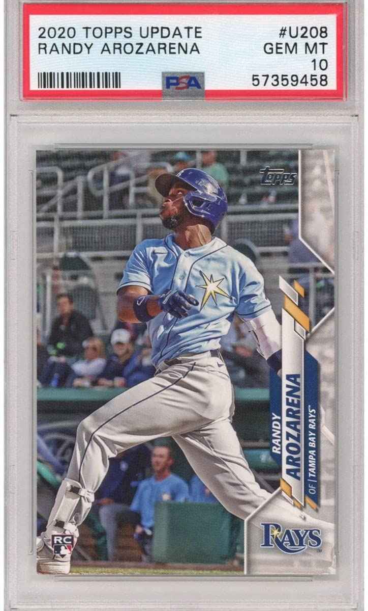 Graded 2020 Topps Update Randy Arozarena #U208 Rookie RC Baseball Card PSA 10 Gem Mint