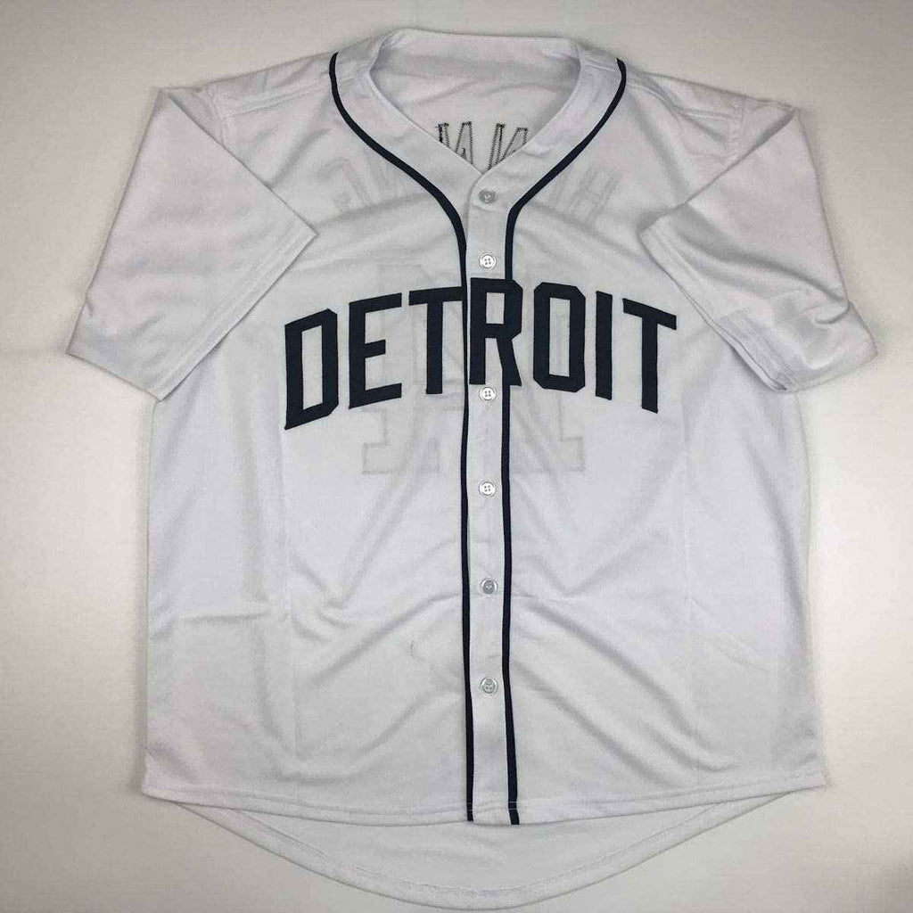 Autographed/Signed Jim Bunning Detroit White Baseball Jersey JSA COA
