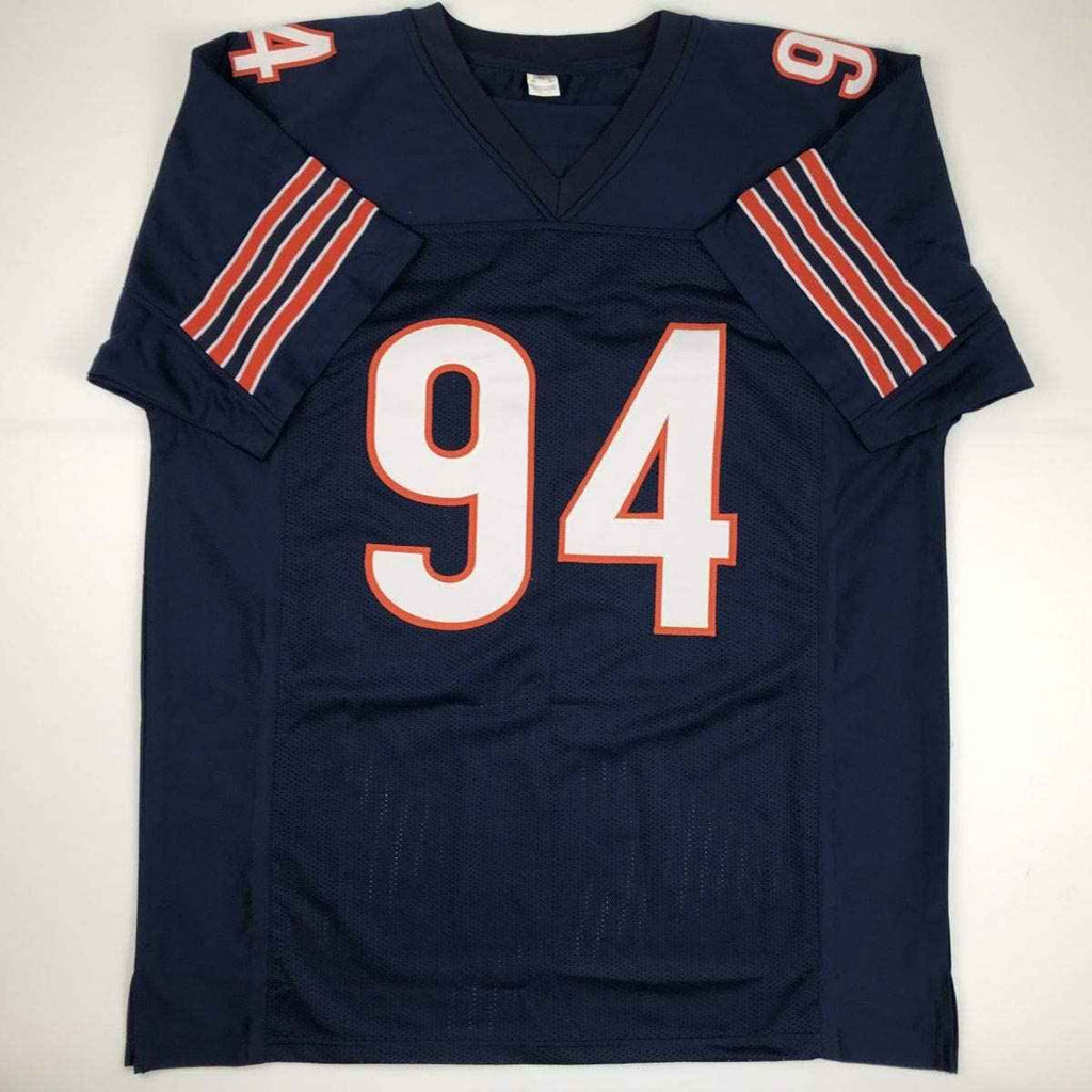 Autographed/Signed Leonard Floyd Chicago Blue Football Jersey JSA COA