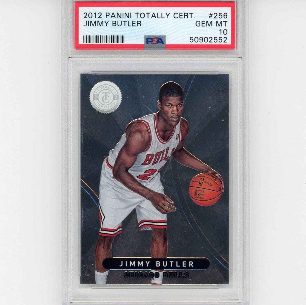 Graded 2012-13 Panini Totally Certified Jimmy Butler #256 Rookie RC Basketball Card PSA 10 Gem Mint