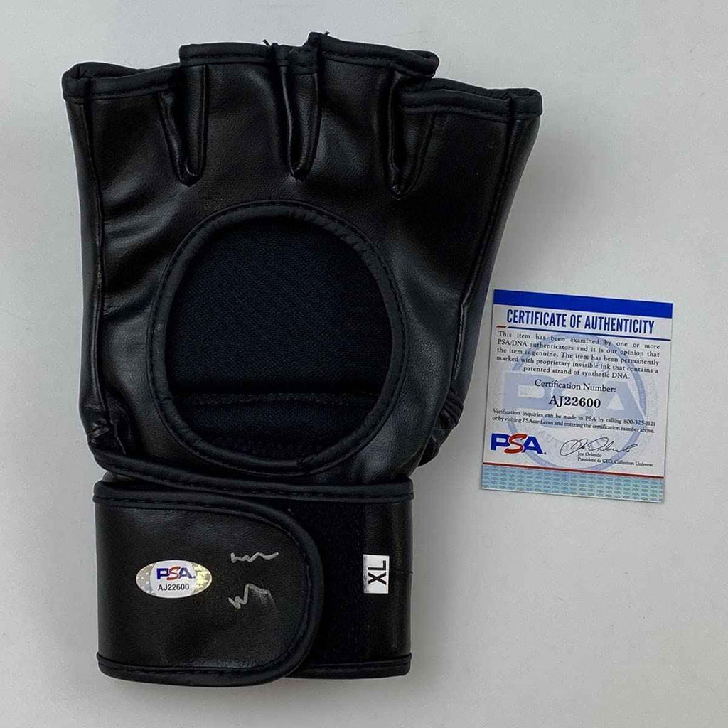 Autographed/Signed Stipe Miocic UFC MMA Black Fighting Glove PSA/DNA COA Auto
