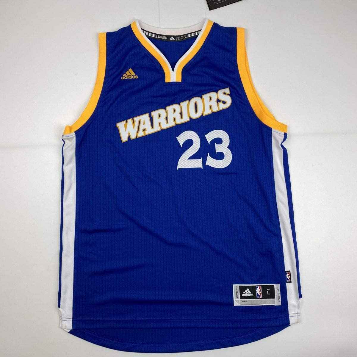 Autographed/Signed Draymond Green Golden State Blue Basketball Jersey JSA COA
