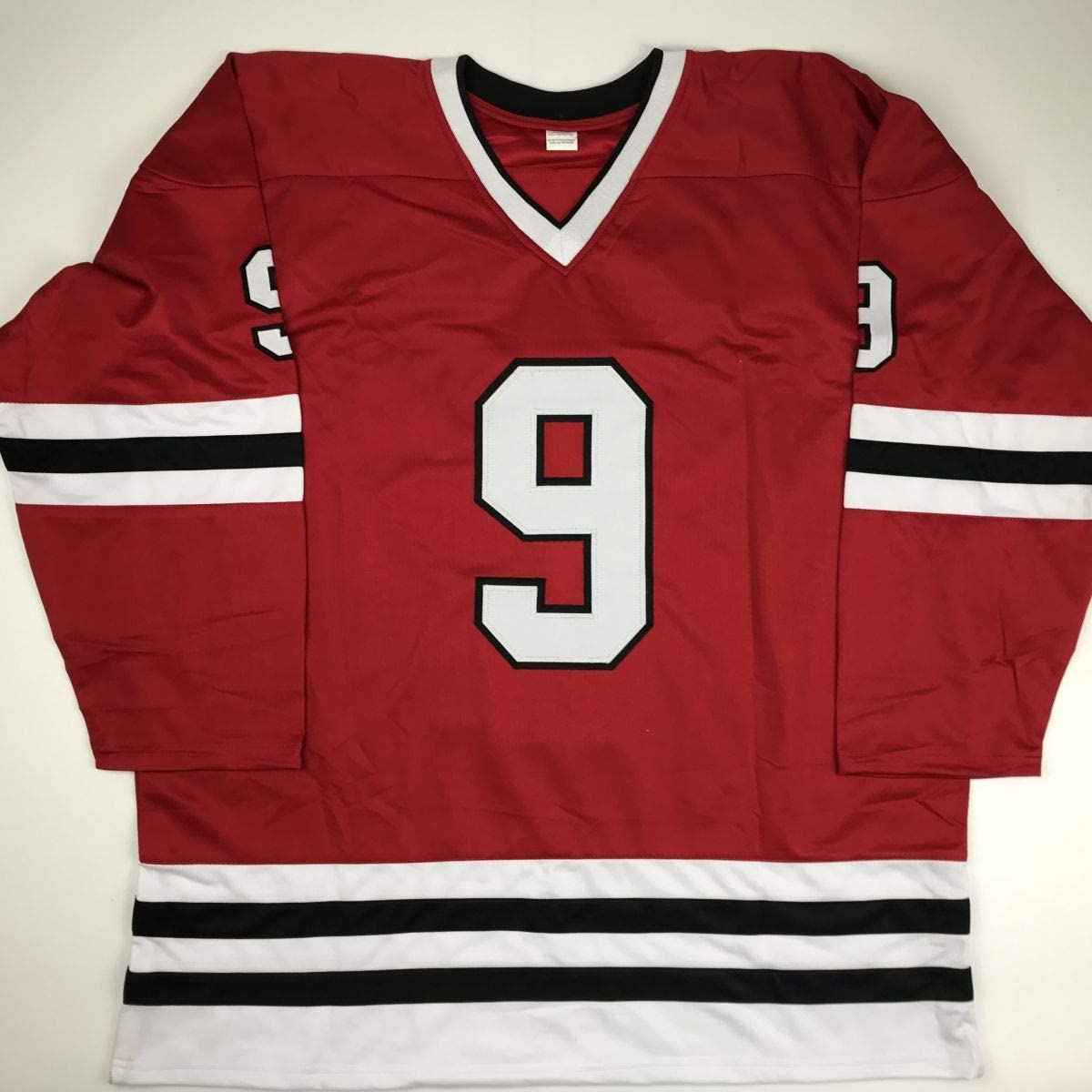 Autographed/Signed Bobby Hull HOF 1983 The Golden Jet Chicago Red Hockey Jersey JSA COA