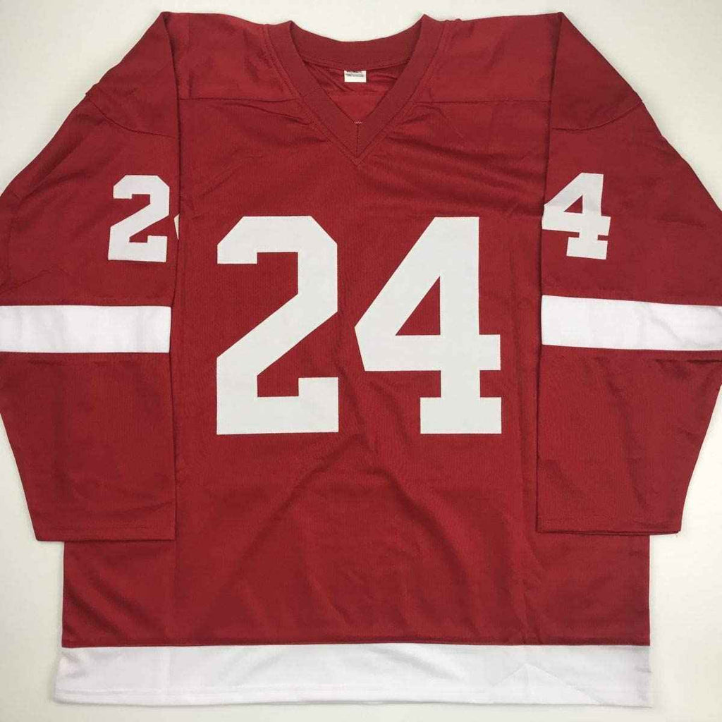 Autographed/Signed Chris Chelios Detroit Red Hockey Jersey JSA COA
