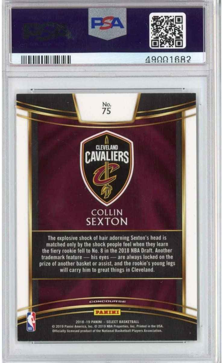 Graded 2018-19 Panini Select Collin Sexton #75 Rookie RC Basketball Card PSA 10 Gem Mint