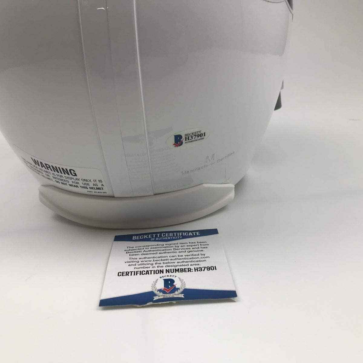 Autographed/Signed Kyler Murray Arizona Cardinals Full Size FS F/S Replica Football Helmet Beckett BAS COA