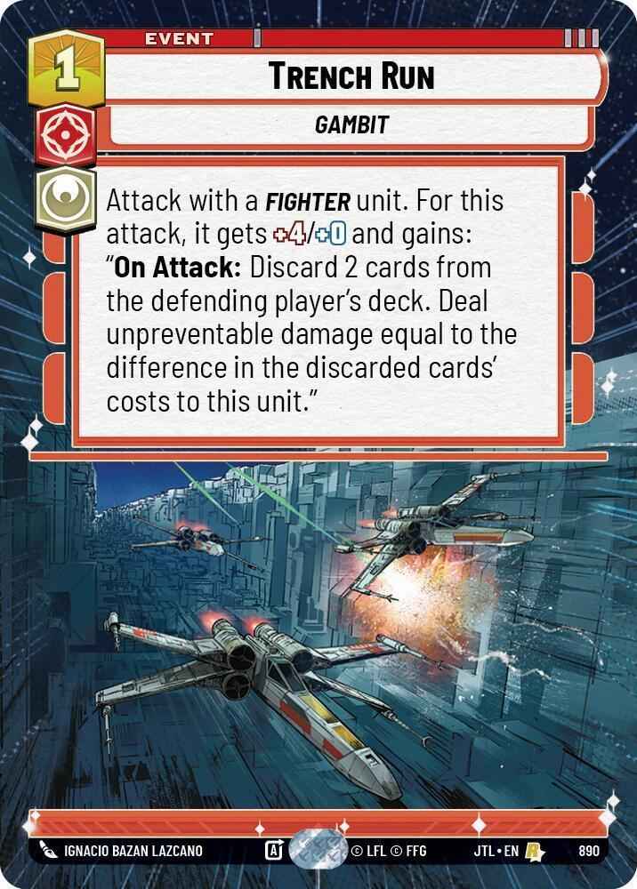 Trench Run (Hyperspace Foil) (890) [Jump to Lightspeed]
