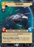 Invincible - Naval Adversary (Hyperspace Foil) (925) [Jump to Lightspeed]