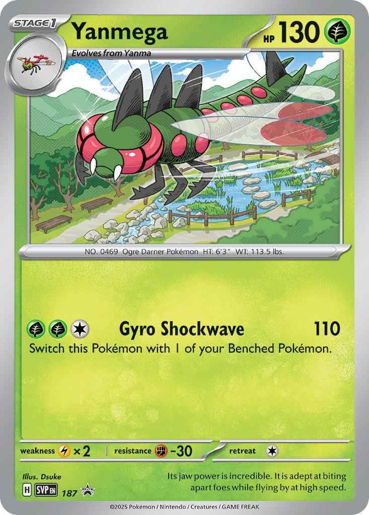 Yanmega (187) [Scarlet & Violet: Black Star Promos]