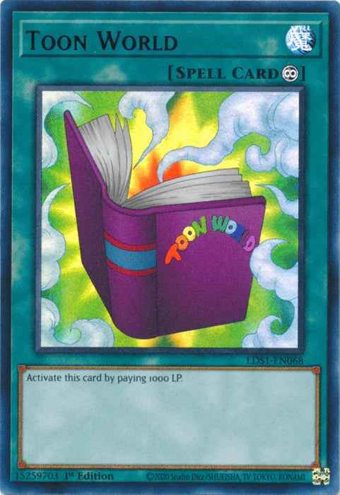 Toon World (Purple) [LDS1-EN068] Ultra Rare