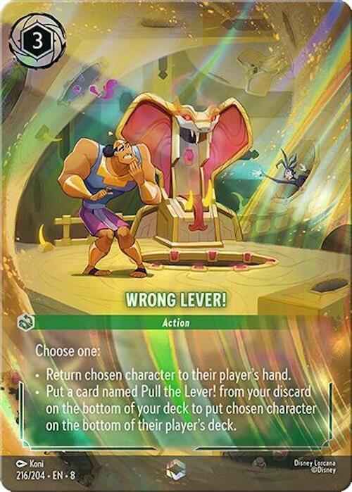Wrong Lever! (Enchanted) (216/204) [Reign of Jafar]