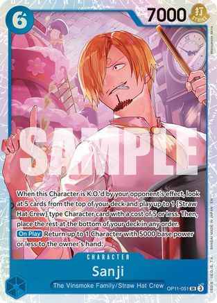 Sanji (OP11-051) - A Fist of Divine Speed Foil